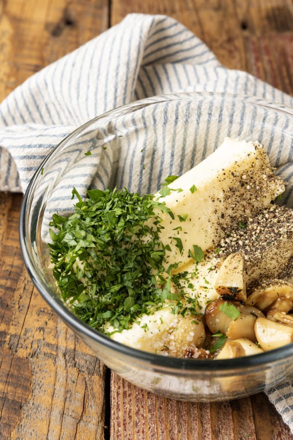 There are very few meals that are not immeasurably improved by a crusty garlic bread spread lavishly with melted butter, studded with roasted garlic, and carpeted with abundant fresh herbs. Time is often short, though, so keep a batch of this heavenly, fragrant garlic spread for bread on hand to make short work of big flavour.