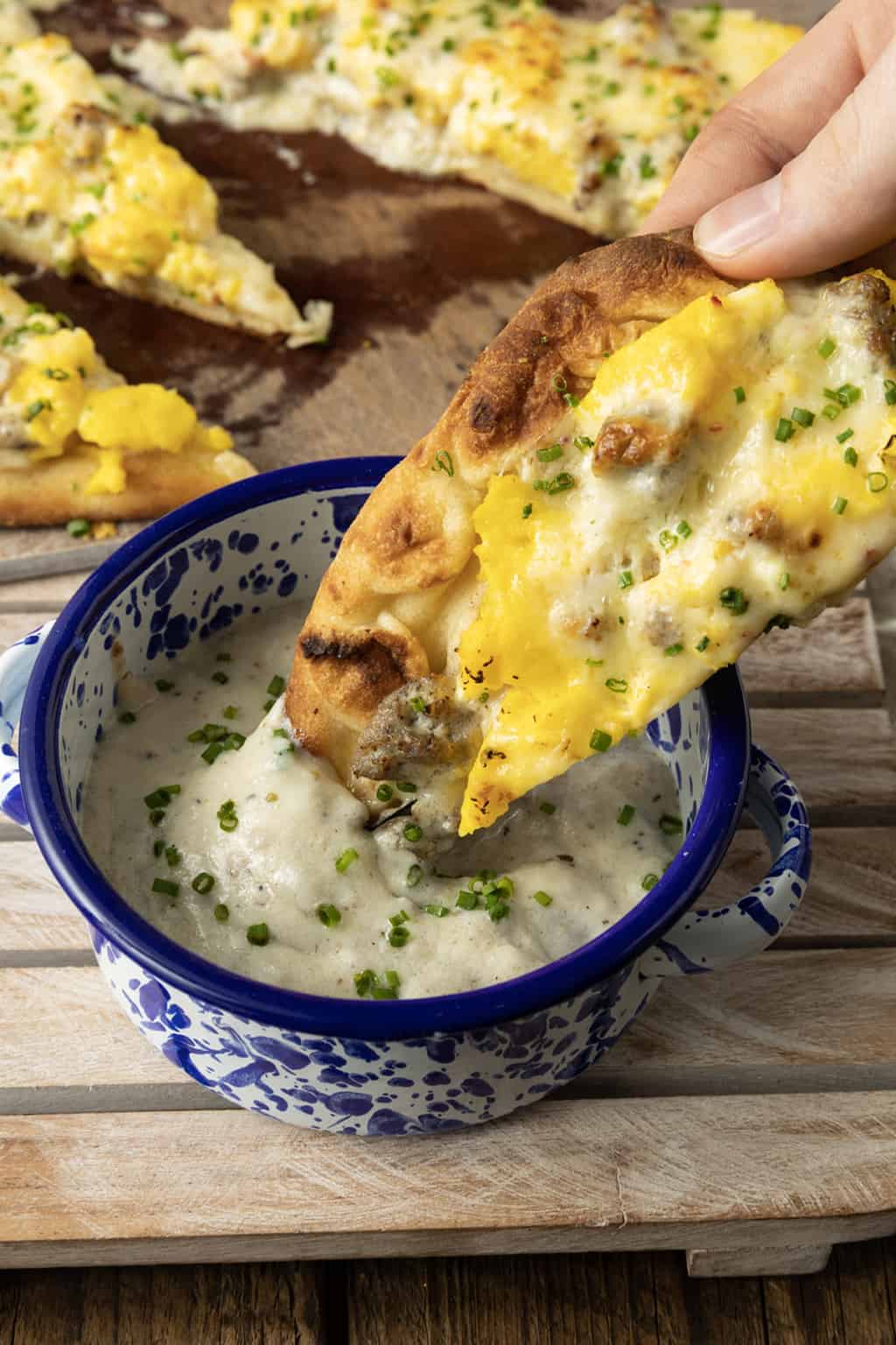 Sausage Gravy Breakfast Pizza Foodie With Family