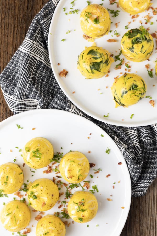 Egg Bite Maker with Silicone Molds for Breakfast Sandwiches 