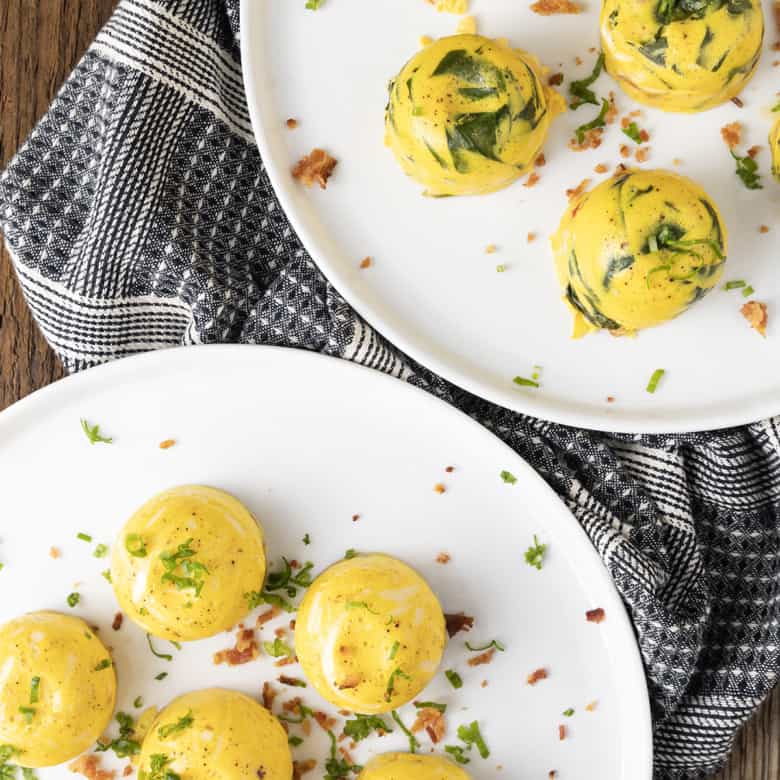 INSTANT POT BREAKFASTS USING SILICONE EGG BITE MOLD 