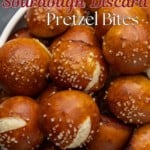 Sourdough pretzel bites recipe.
