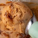 Dulce de leche ice cream.