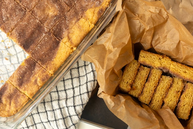 snickerdoodle cookie bars