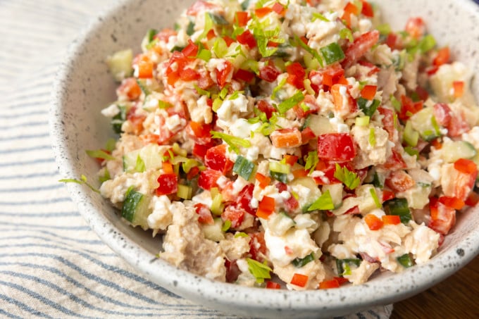 tuna salad no mayo