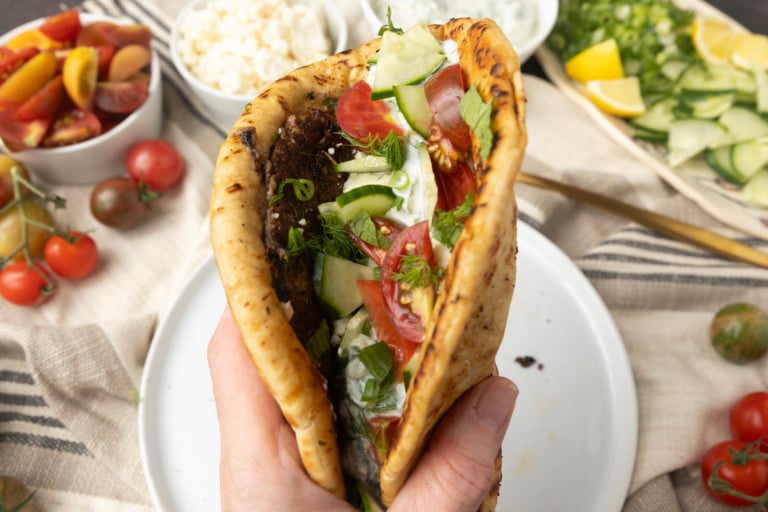 Gyro Pita Bread - Foodie With Family