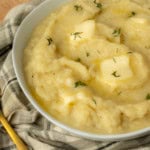 mashed potato squash mashed with butter and thyme