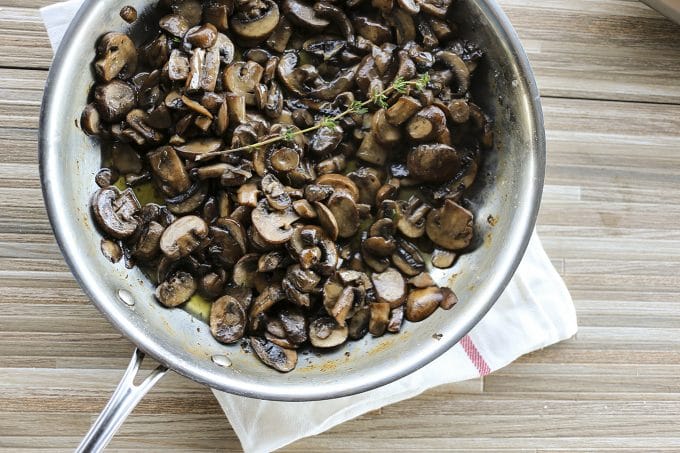Savoury, tender, umami-packed morsels of Garlic Butter Sautéed Mushrooms make a great side dish for roasts and steaks, or topper for polenta or noodles. 