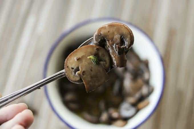 Savoury, tender, umami-packed morsels of Garlic Butter Sautéed Mushrooms make a great side dish for roasts and steaks, or topper for polenta or noodles. 