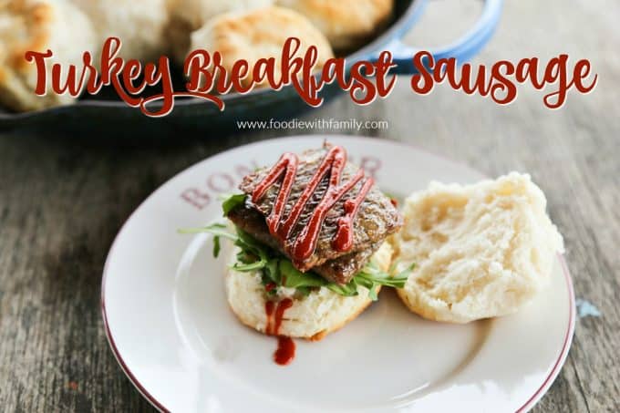 Turkey Breakfast Sausage: a simple, nutritious, delicious alternative to commercial breakfast sausages. Make, freeze, break, and bake!