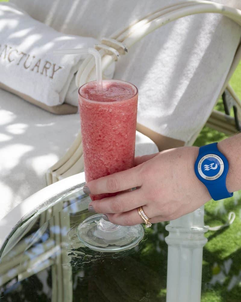 Ocean Medallion on Sports Band in The Sanctuary, Caribbean Princess