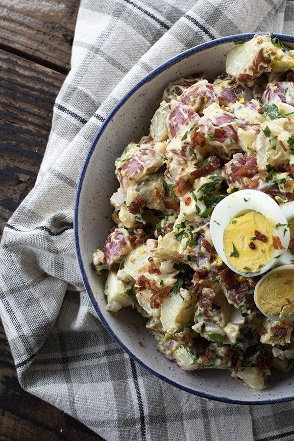 Potato Salad With Bacon - Foodie With Family