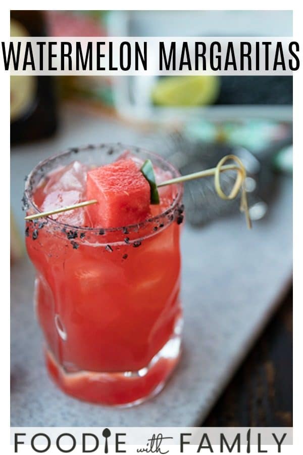 Pretty pink Watermelon Margaritas are refreshing, thirst quenching, lightly sweet cocktails for any time you need to cool down and chill out.