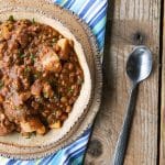 Chorizo Chili is hearty, spicy, slow-simmered chorizo in smoky tomato sauce with tender potatoes, carrots, and lentils. This is serious comfort food!