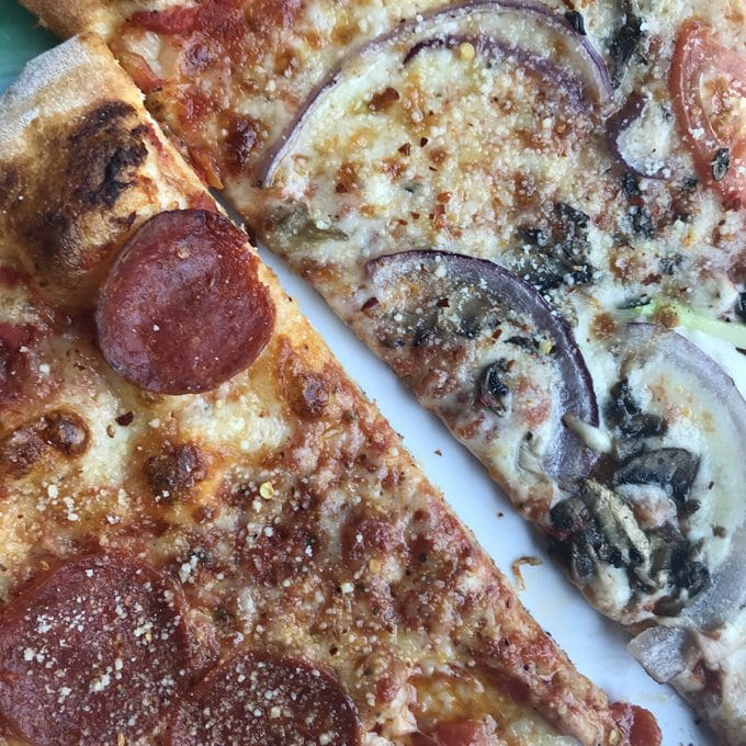 Pizza from the Caribbean Princess, May 2018.