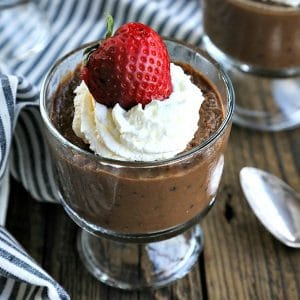 This rich, creamy, custard-based Chocolate Tapioca Pudding is comforting and delicious, and modern enough to be interesting while still being nostalgic!
