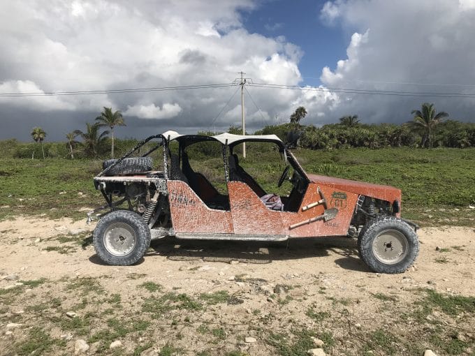 Chilling on the beach during the dune buggy excursion with Princess Cruises.