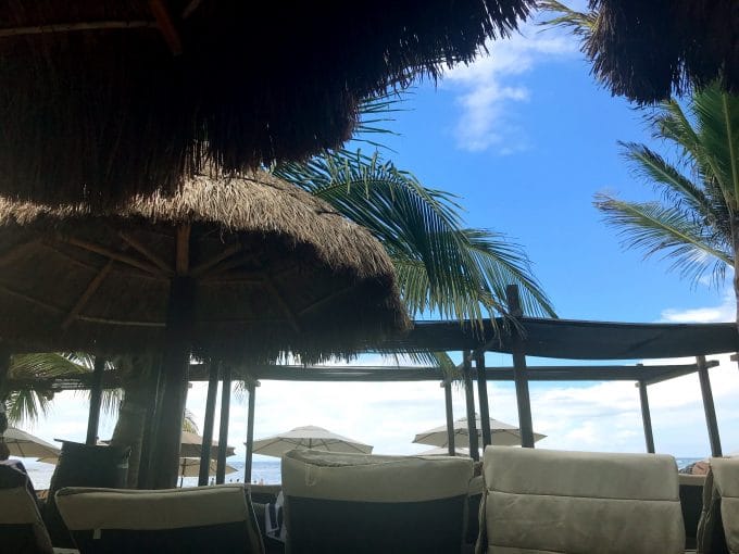 Chilling on the beach during the dune buggy excursion with Princess Cruises.