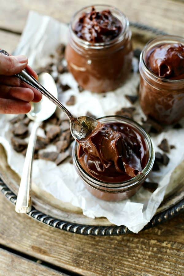 Old Fashioned Double Chocolate Mocha Pudding. Smooth, creamy, rich, and ultra-easy.