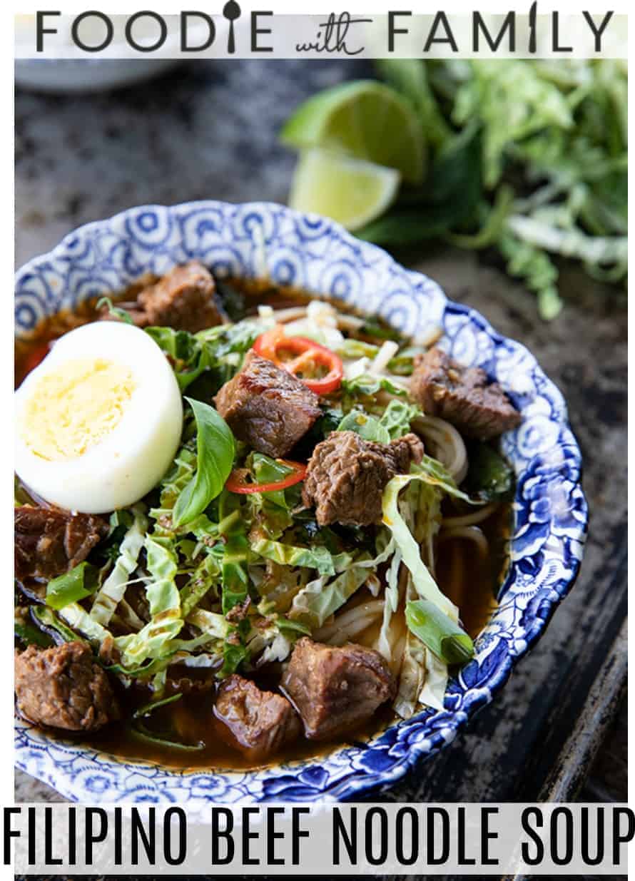 Filipino Soup Beef Pares Mami- Foodie with Family