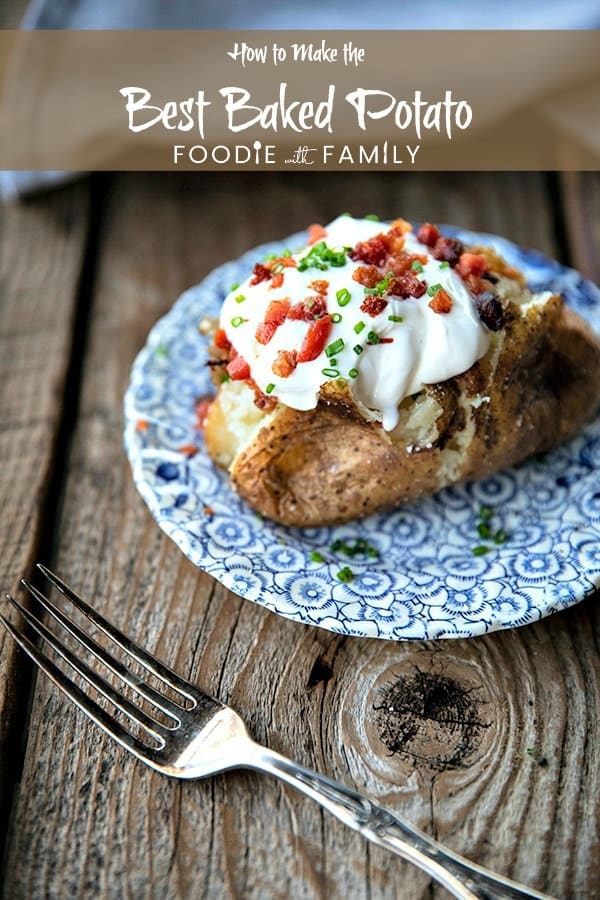 The Best Baked Potato is a thing of beauty. Our foolproof, best way to bake a potato yields a crisp, salty skin with fluffy insides every single time.