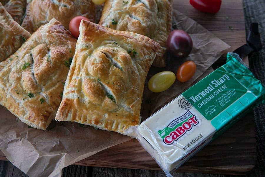 Breakfast Hot Pockets Cheesy Egg and Sausage Pastries